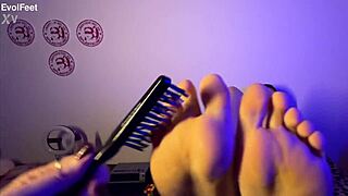 Ravena feels intense tickle domination in bdsm femdom session