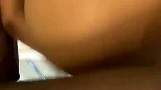 In a hardcore interracial scene, the tall African man pounds the Spanish Latina's pussy doggystyle