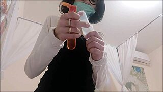 Quarantined Woman Performs Self Gynecological Exam