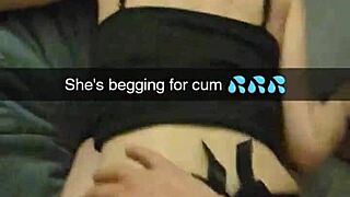 richelle rose begs 'give me multiple creampies' in snapchat fuck