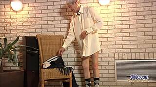 Does this teen massage make you cum, old man? Happy end with hardcore fuck