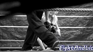 Eurobabe wrestles lesbian beauty