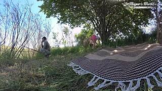 Black Anamary got fucked outdoor 😈