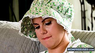 curvy amish girl offers body to community 😈