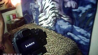 Tattooed Brunette Babe Receives Cum Load in POV Missionary