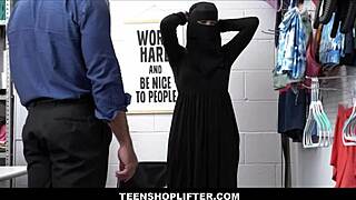 Petite Blonde Teen Shoplifter Delilah Day Caught Teasing Officer at Shop