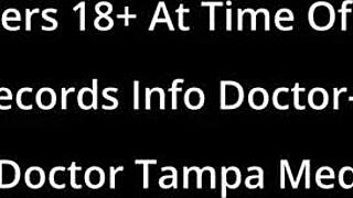 Dr. Tampa examines Stefania Mafra's big tits in yearly physical! So hot!