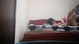 My stepmother waits for husband to join threesome, wanting both cocks in her big ass, but we fuck now in real homemade sex