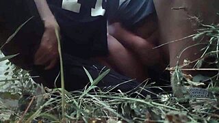 outdoor masturbation leads to girls' flying orgasm