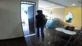 haven't seen stepsister long, squeezed her white booty, she changed comfortable.