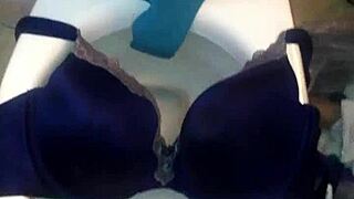 Step Sister 40DD Bra Cumshot