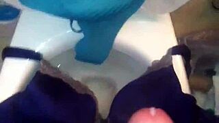 Step Sister 40DD Bra Cumshot