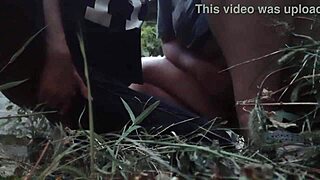 outdoor masturbation leads to girls' flying orgasm