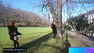 Katy and Mia Stuff Cunts in Taboo Easter Bunny Egg Hunt