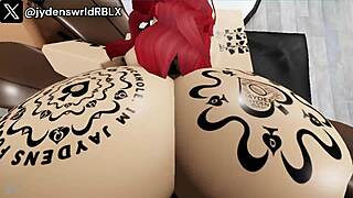 Three Redheads Share Devoted Moments in Roblox Adventure