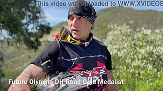 athletic model with big ass rides big black cock