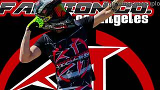 athletic model with big ass rides big black cock