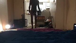 Big thigha and a ghetto booty in naked ebony amateurs