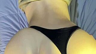 Doggystyle with Blackbelt Girlfriend: Fat Teen Bent Over, Small Waist Curvy Ass in Cowgirl Contrast