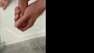 Showering My Dick With Blue-Eyed Blonde Bodybuilder