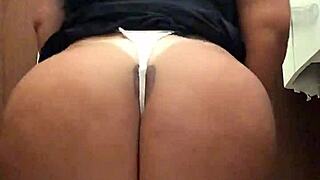 Angel Lima Masturbates In Shopping With Ass Plug!