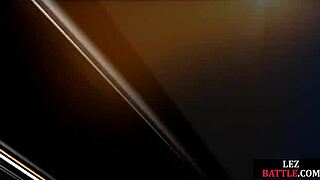 Lesbian Battle Ends With Toying The Loser!