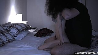 late at night my stepdad came to comfort me with orgasm