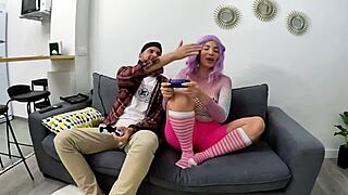 Pamela Mendoza Sucking Huge Cock From Gammer Boy