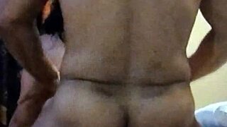 Mexican wife moans during double penetration.