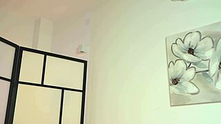 I see this cute blonde student with big tits doing dirty solo in her room