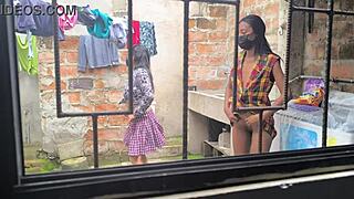 Housewives Create Homemade Porn After Laundry