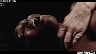 sexy black girl zaawaadi overflows with cum loads!