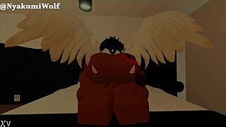 Emptying balls into beautiful ebony futanari