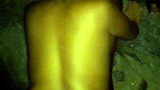 african slut gets orgasms from strangers on beach