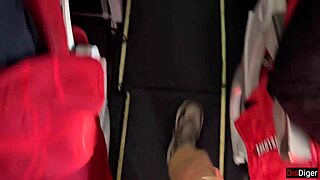 Skinny brunette enjoys a homemade creampie in the bedroom