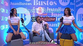 Hot latin stepsisters ride fuck machine together