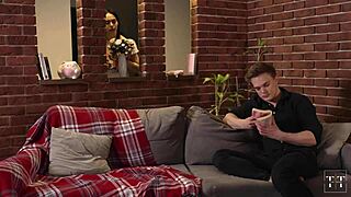 My Stepdaughter Peeps and Sucks My Huge Cock