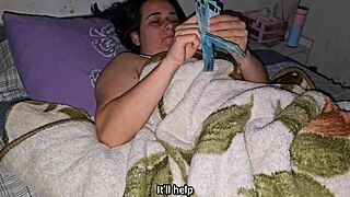 Desi stepdaughter allows touching her cute pussy for money in taboo exchange