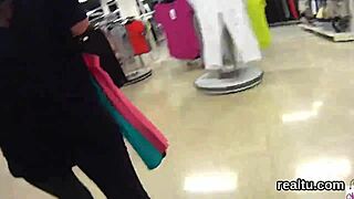 adorable czech chick seduced in shopping centre and banged in pov