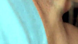 Blonde Public Deepthroats Dick In The Wood!