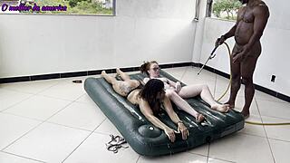 Boy Did He Fuck Those Whores Hard After Helping Them!