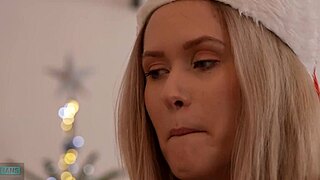 Sexy Tricky Santa Girl Needs Neighbors Candystick