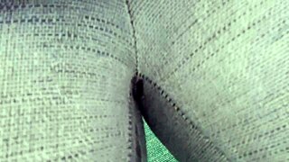 Italian Woman Flashes Tits In Public Garden Then Pees In Tight Pants