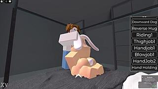i subtly helped the adorable new zealand bunny with big tits fuck me in a game