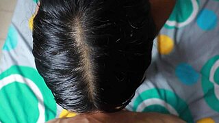 pov morning sex with my beautiful brunette stepsister's nice ass milking me well