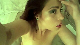 ginger paris practices doggystyle stretching exercises