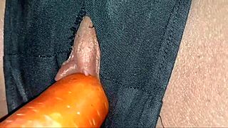 Young amateur teen engages in nasty cum-eating session with creampie