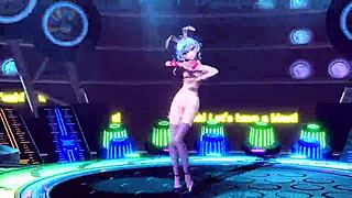 hatsune miku age age again project diva nude mod bunny costume