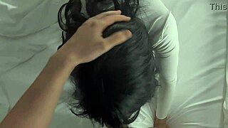 after the party, i hook up with my hot young college girlfriend in the garage