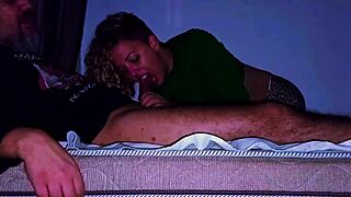 Lovers having sex with lust and orgasms in their homemade home